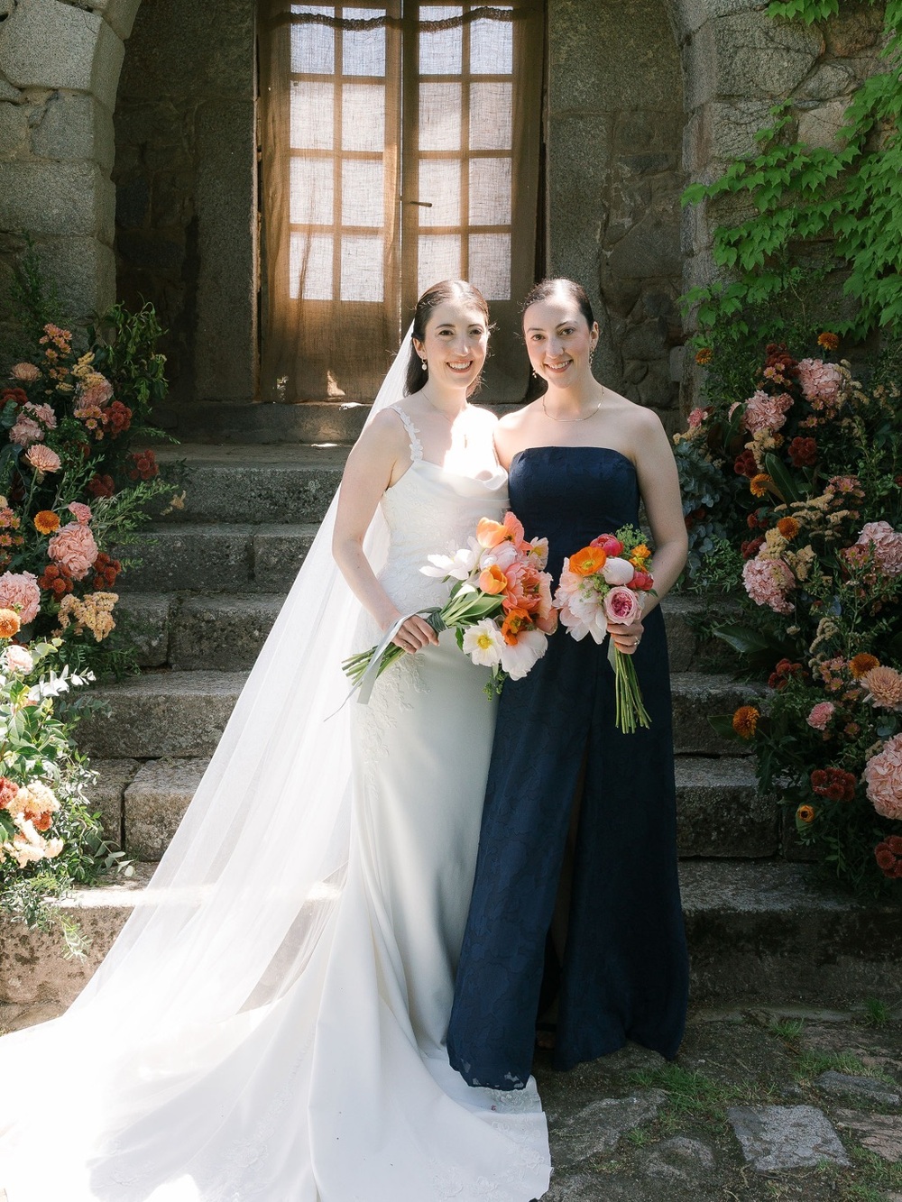 Azazie Strapless Navy Bridesmaid Dress